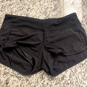 Black lululemon shorts